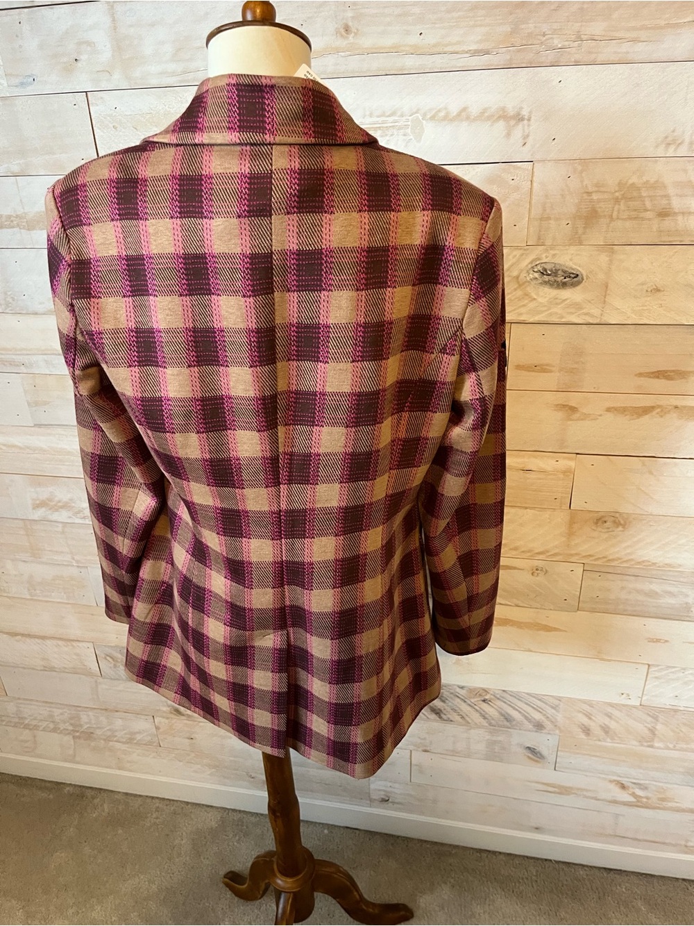 NWT Anthropologie size M plaid pin blazer jacket - Picture 7 of 12
